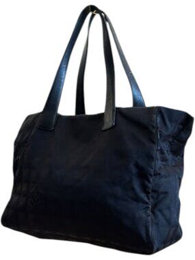 795163CR C1 Chanel Tote Bag Black Canvas
